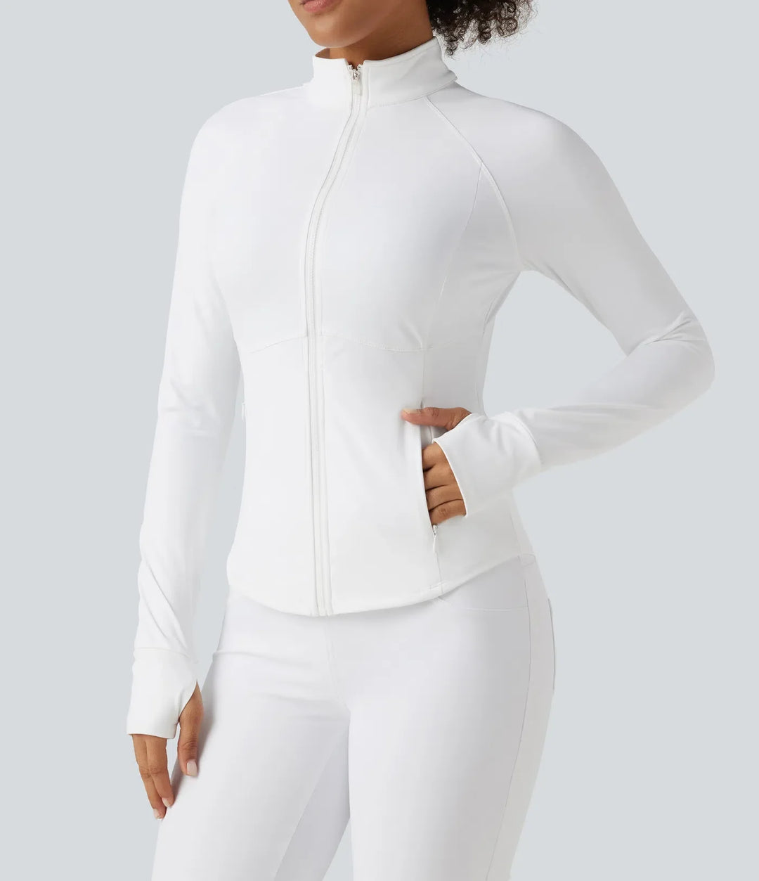 PuffFlex 3-in-1 Mock Neck Slim Causal Puffer Jacket with Pockets