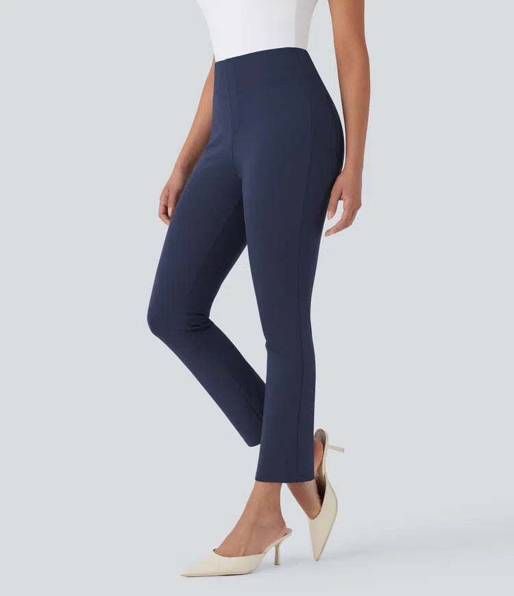 Halara Flex High Waisted Pocket Tapered Cropped Work Trousers