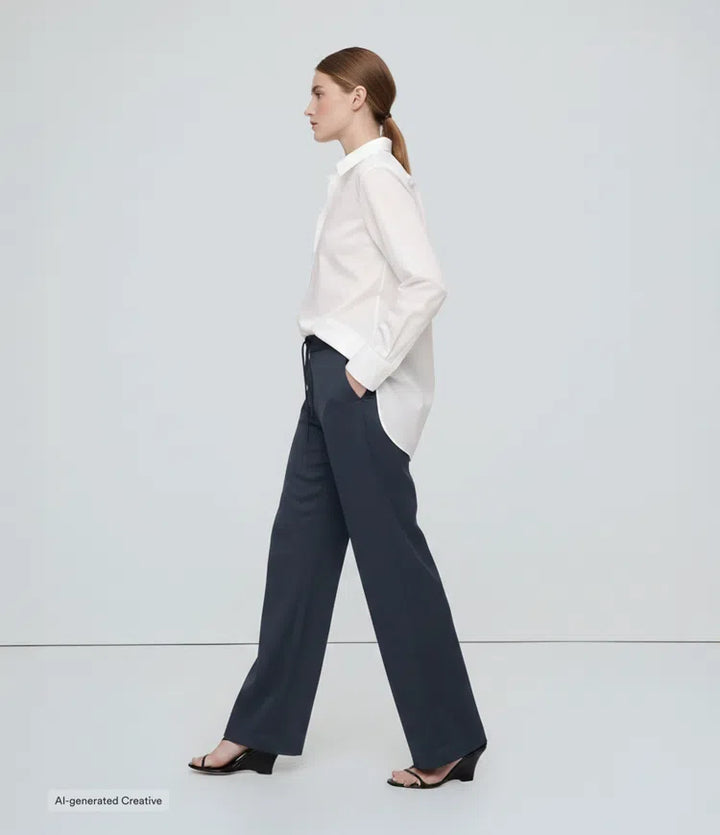 Halara Flex DayStretch Mid Rise Side Zipper Pocket Work Flared Trousers