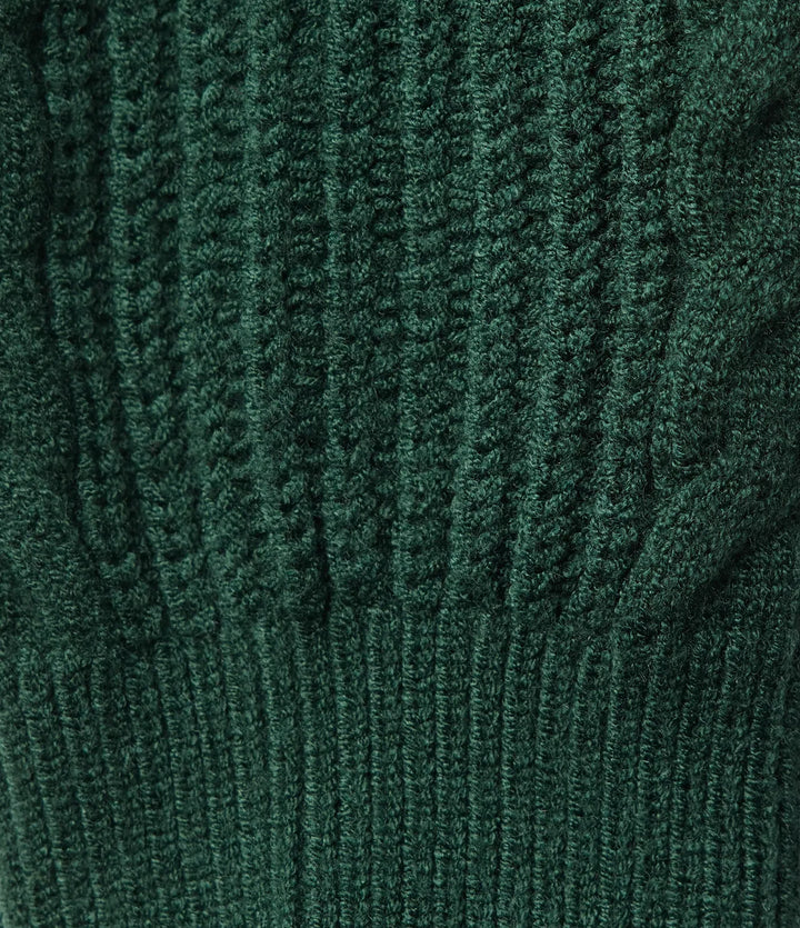 Round Neck Long Sleeve Relaxed Work Jumper