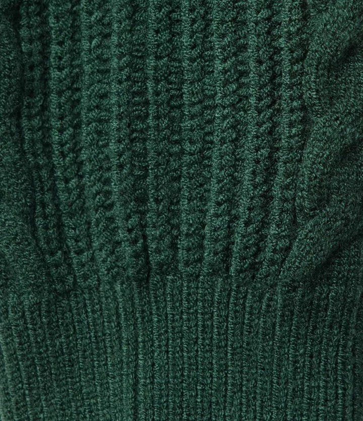 Round Neck Long Sleeve Relaxed Work Jumper