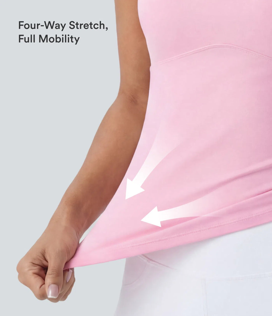 SoftlyZero Plush Cut Out Yoga Tank Vest Top A-D Cups