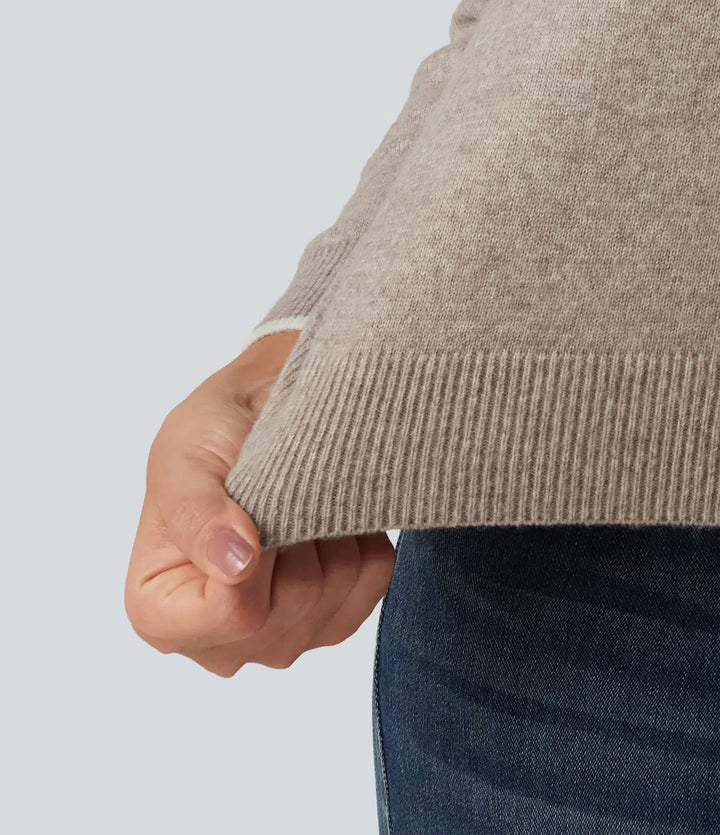 One Shoulder Long Sleeve Casual Jumper