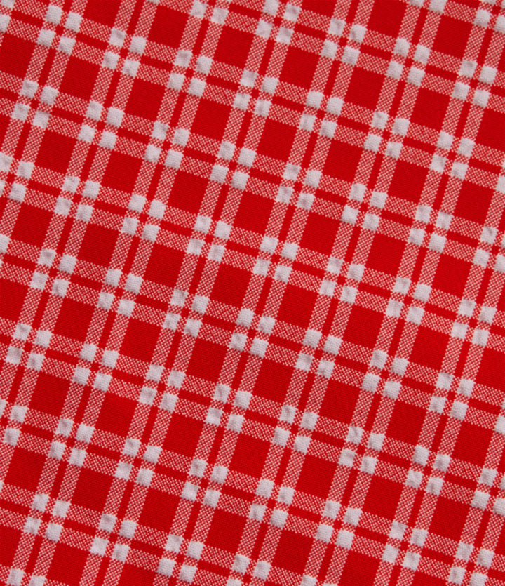 Boat Neck Sleeveless Gingham Mini Casual Dress with Pockets