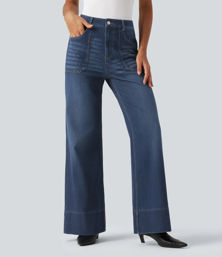 Halara Flex High Waisted Flare Jeans with Pockets