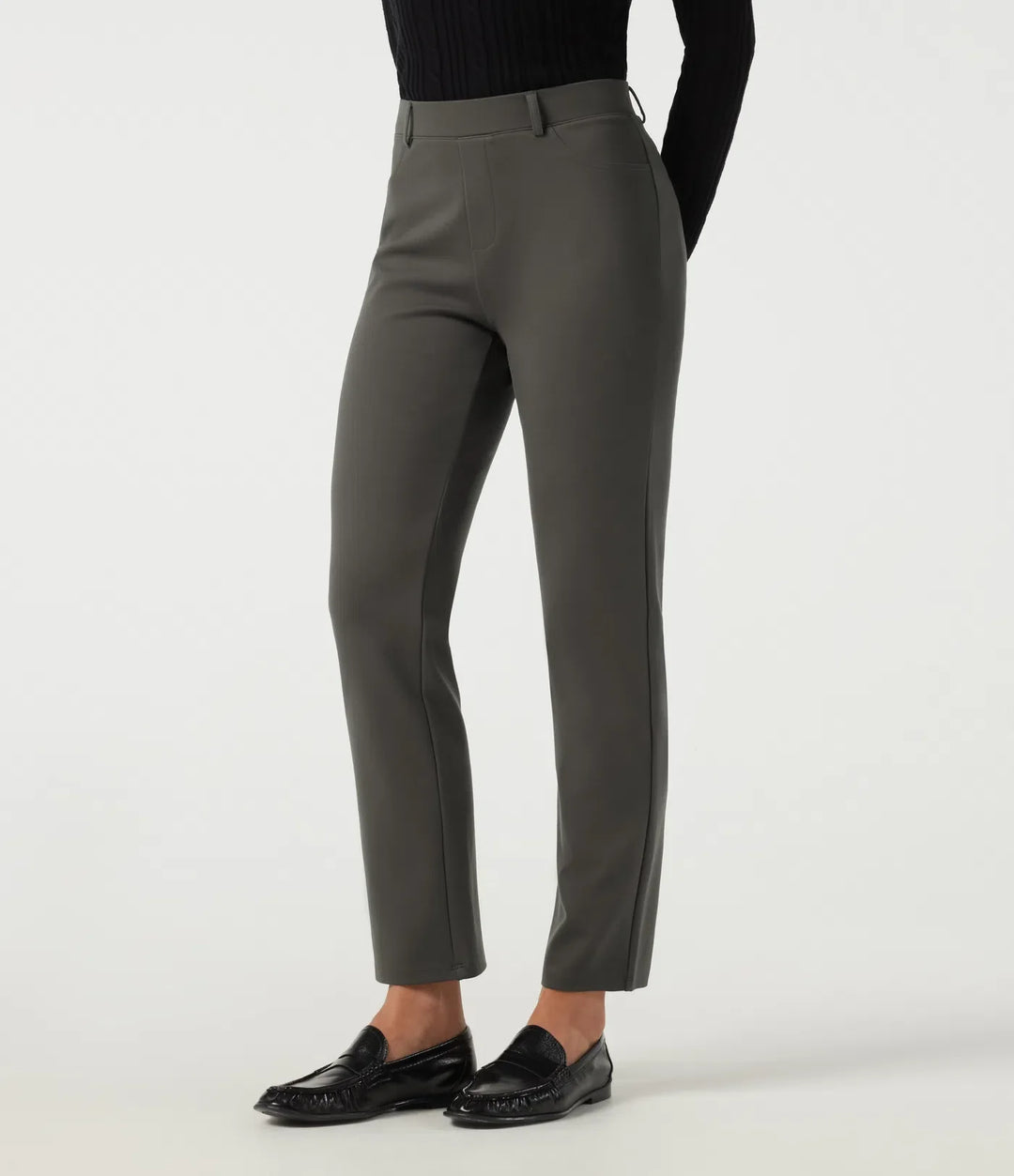 Halara Flex Mid Rise Straight Leg Work Trousers with Pockets