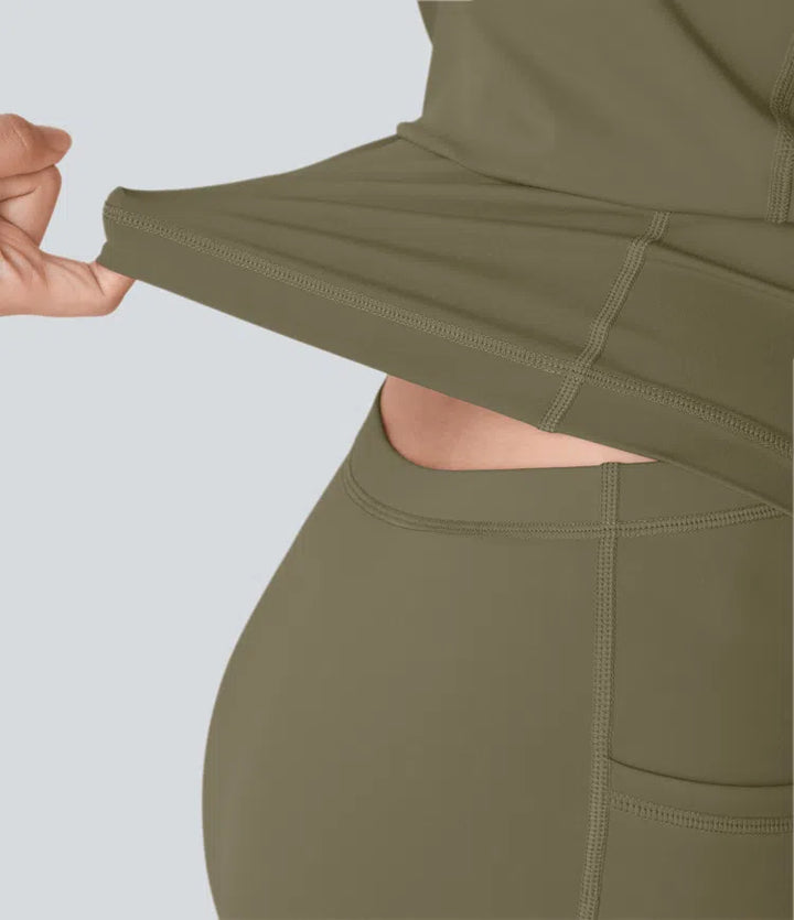 SoftlyZero Plush Backless Active Dress-Longer Length-Easy Peezy Edition