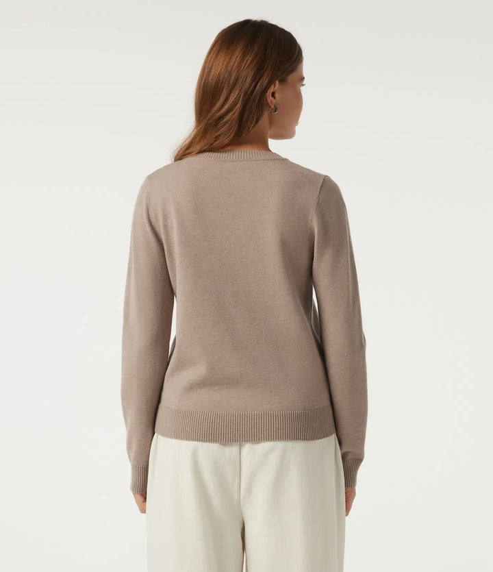 V Neck Long Sleeve Work Jumper