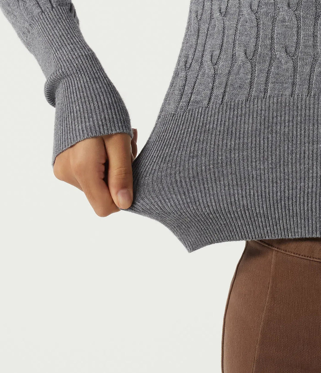 Round Neck Long Sleeve Casual Jumper