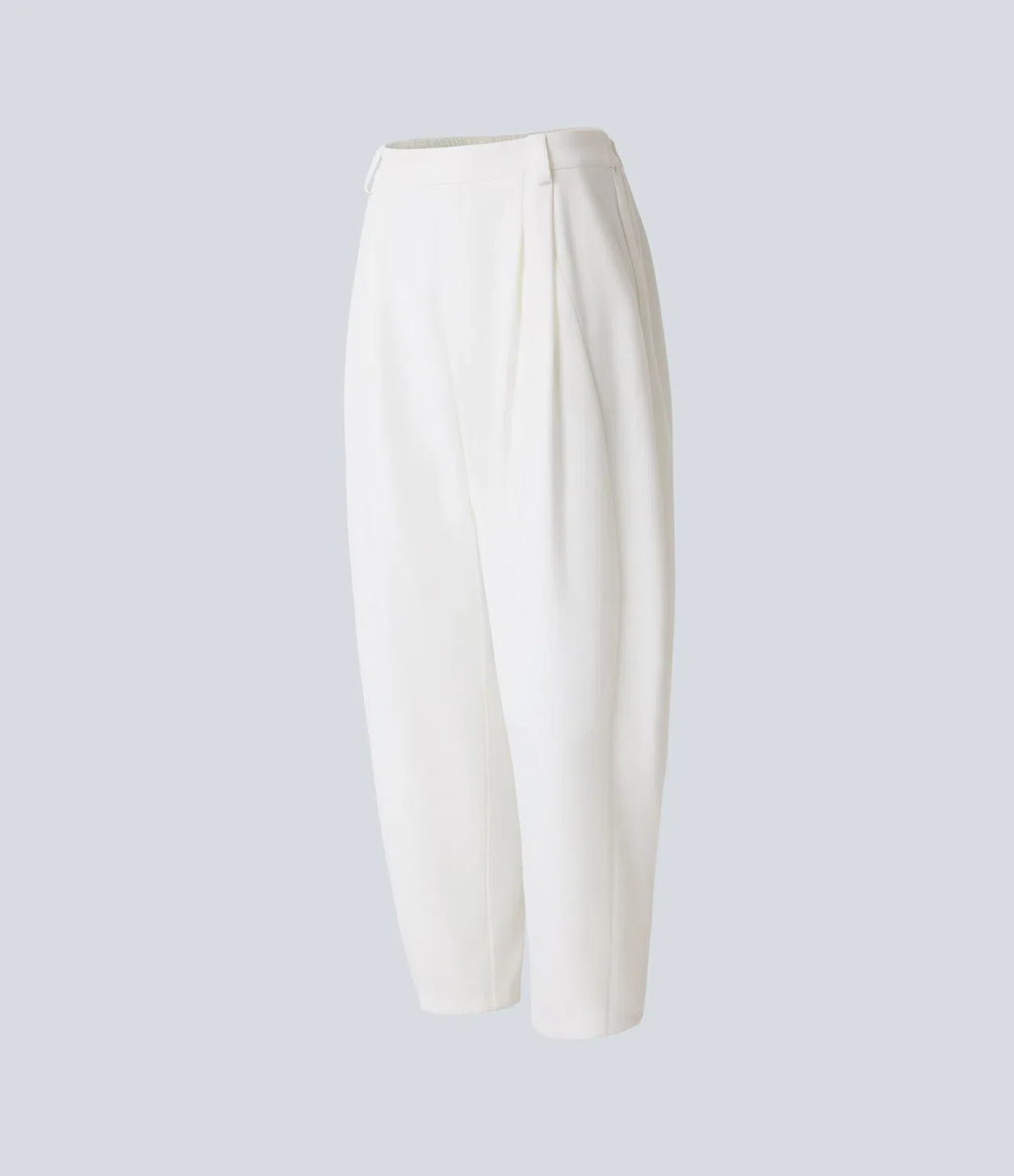 Mid Rise Pocket Barrel Leg Baggy Work Trousers