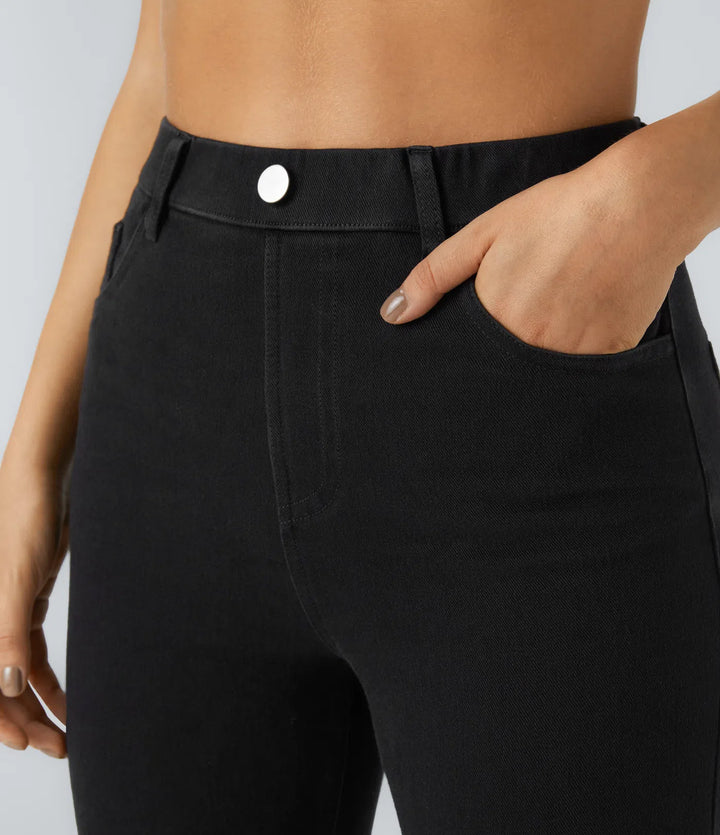 Halara Flex High Waisted Pockets Denim Work Leggings