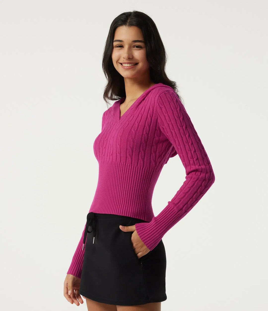 Hooded Slim Long Sleeve Casual Jumper