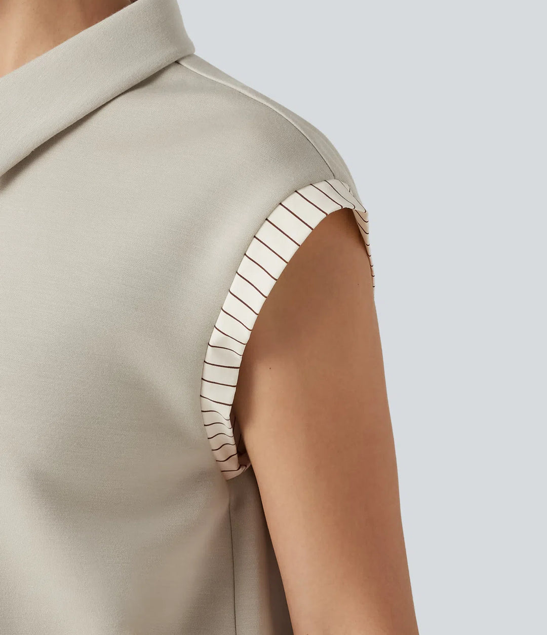 Dropped Short Sleeve colourBlock Casual T-Shirt