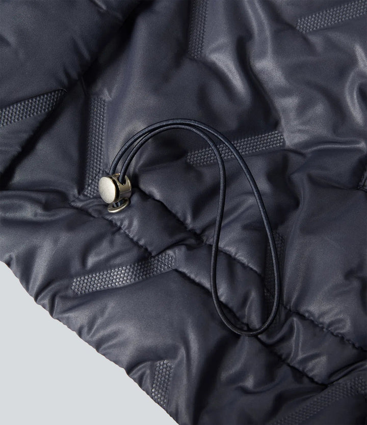 High Neck Long Sleeve Casual Padded Jacket with Pockets