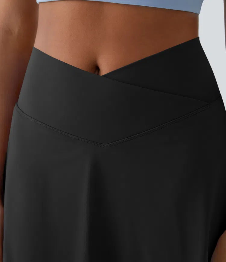 Everyday SoftlyZero Airy Crossover 2-in-1 Side Pocket InstantCool Mini Tennis Skirt-Lucid
