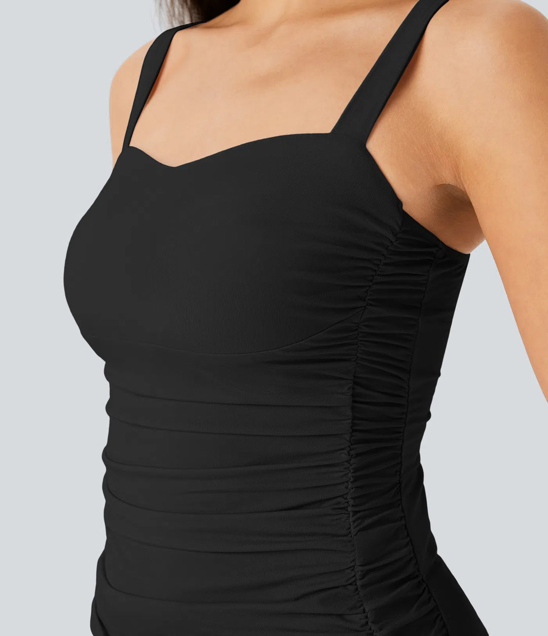 Ruched Backless Casual Tank Vest Top