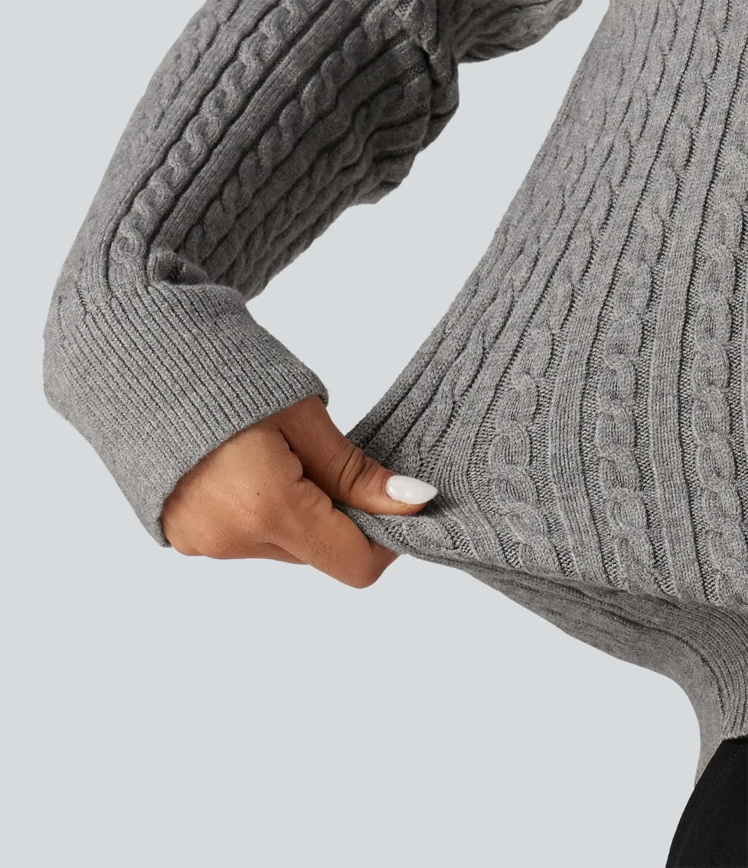 Lapel Long Sleeve Work Jumper