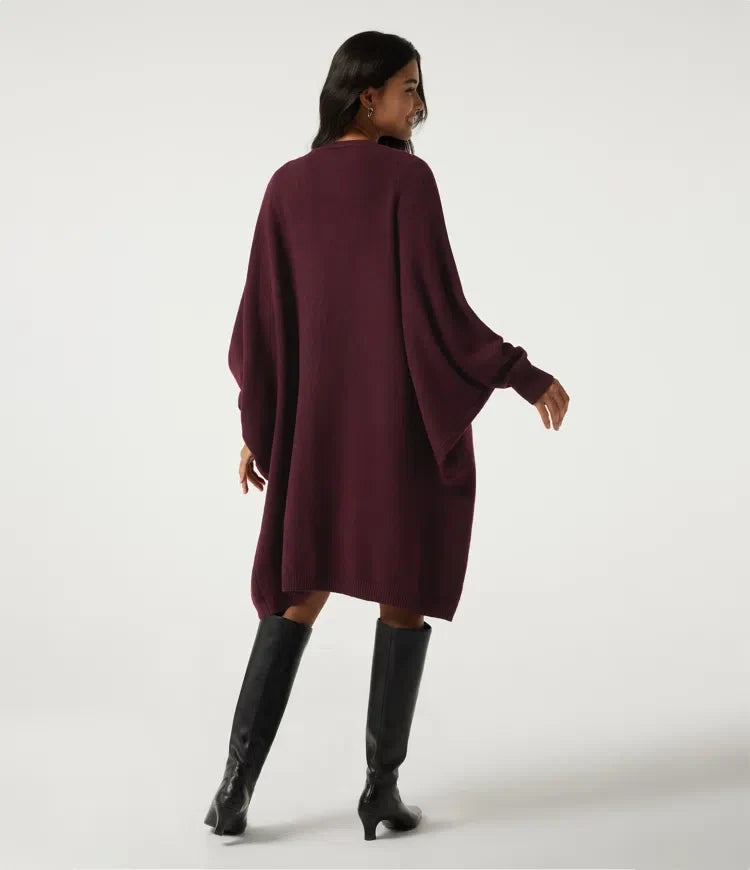 Raglan Long Sleeve Casual Cardigan with Pockets
