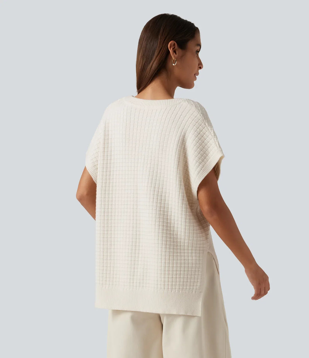 Deep V Neck Casual Jumper Vest