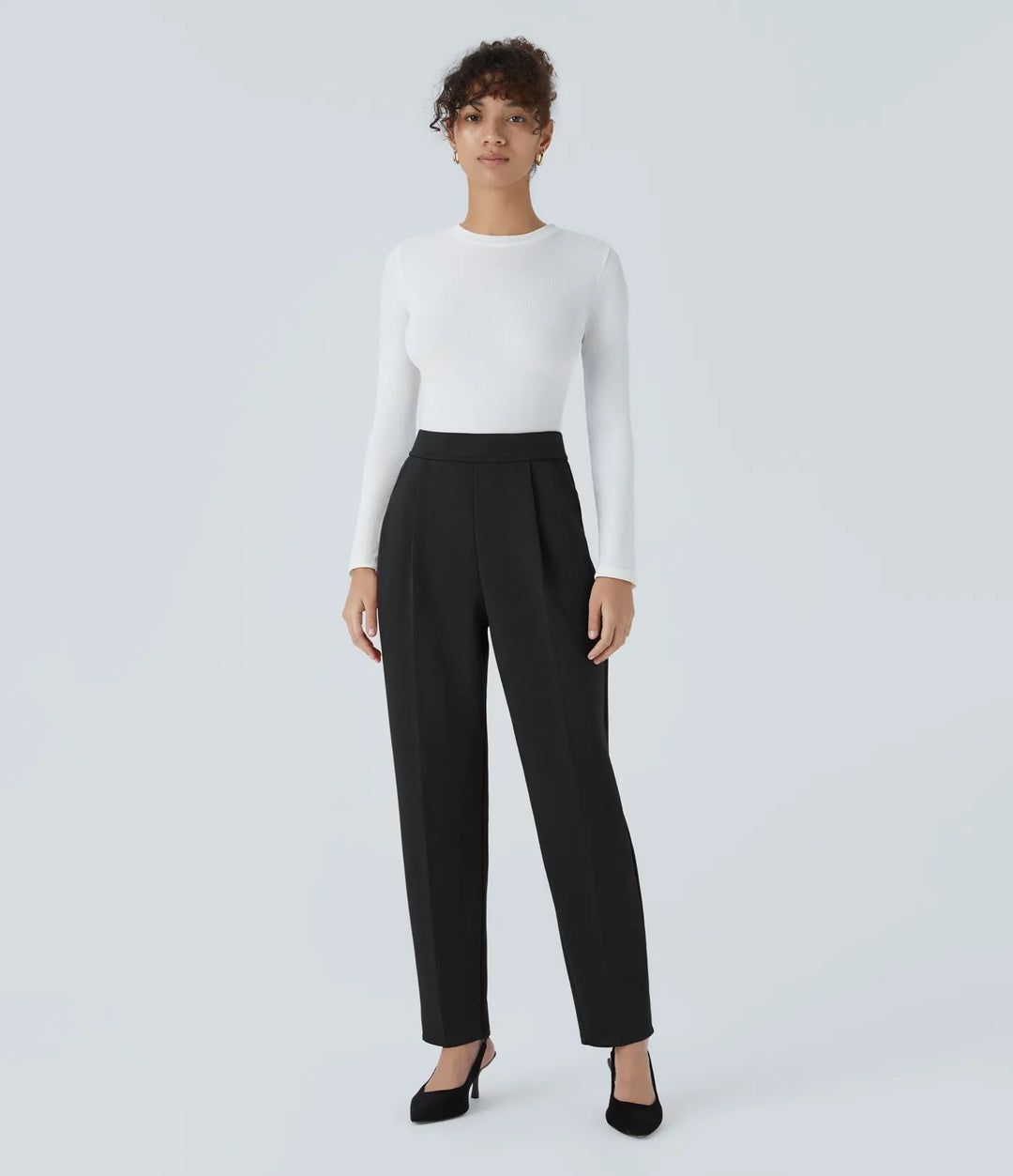 Halara Flex High Waisted Pocket Tapered Work Trousers