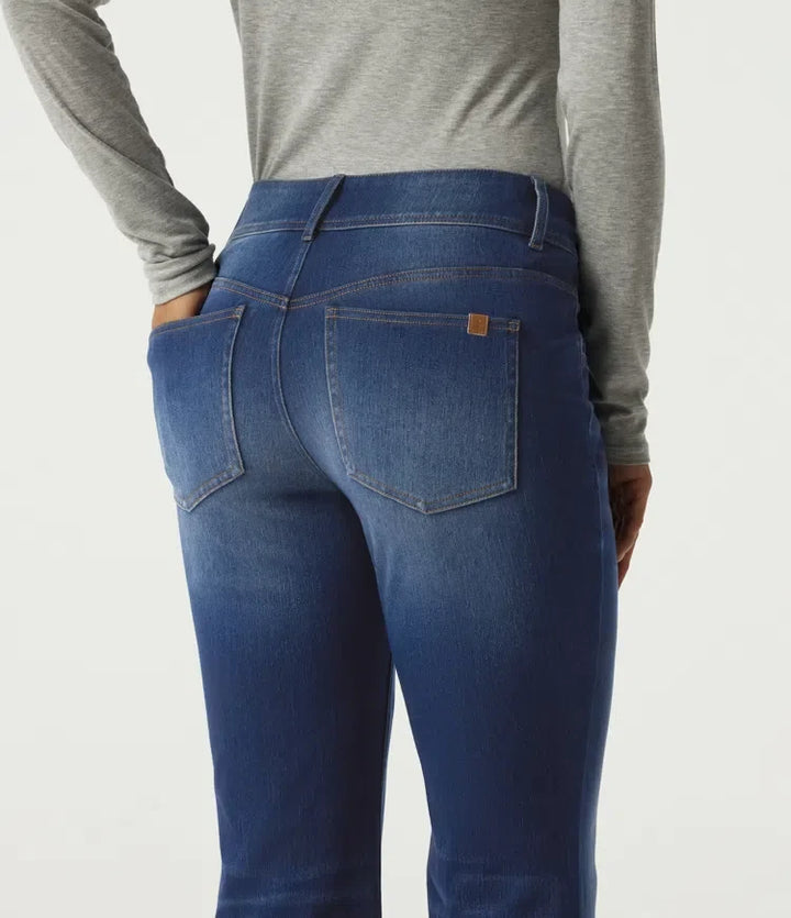 Halara Flex Mid Rise Flare Casual Jeans with Pockets
