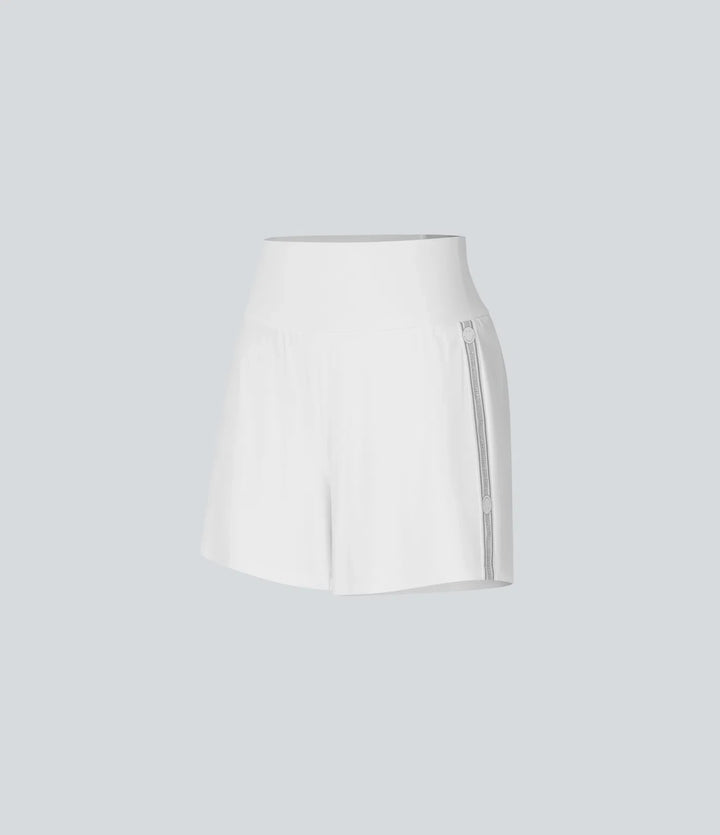 Halara X Smiley® SoftlyZero Airy Super High Waisted 2-in-1 InstantCool Yoga Shorts 5&