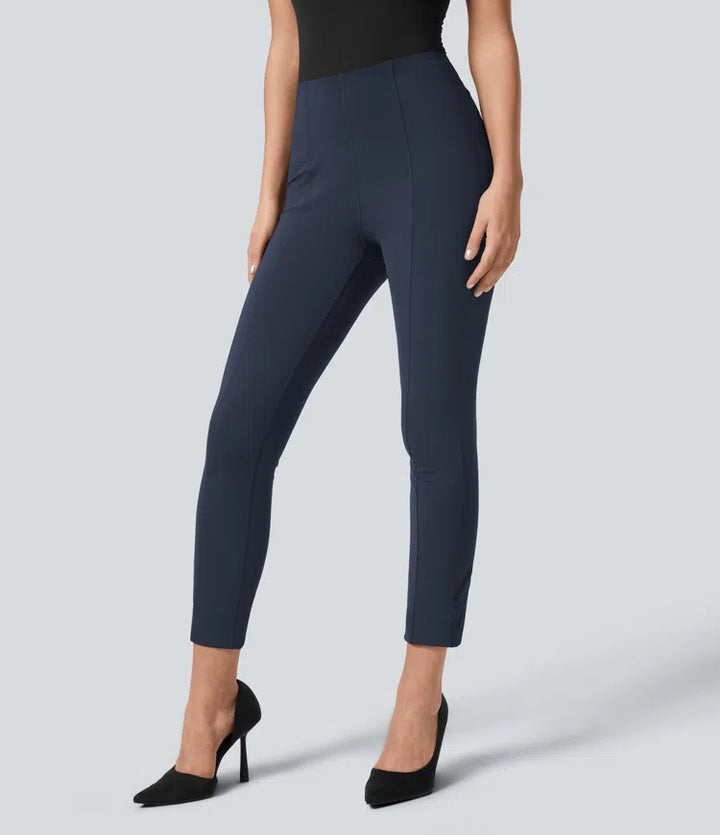 Halara Flex High Waisted Tummy Control Adjustable Hem Work 7/8 Trousers