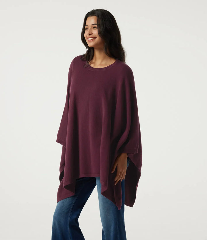 Round Neck Batwing Sleeve Casual Jumper