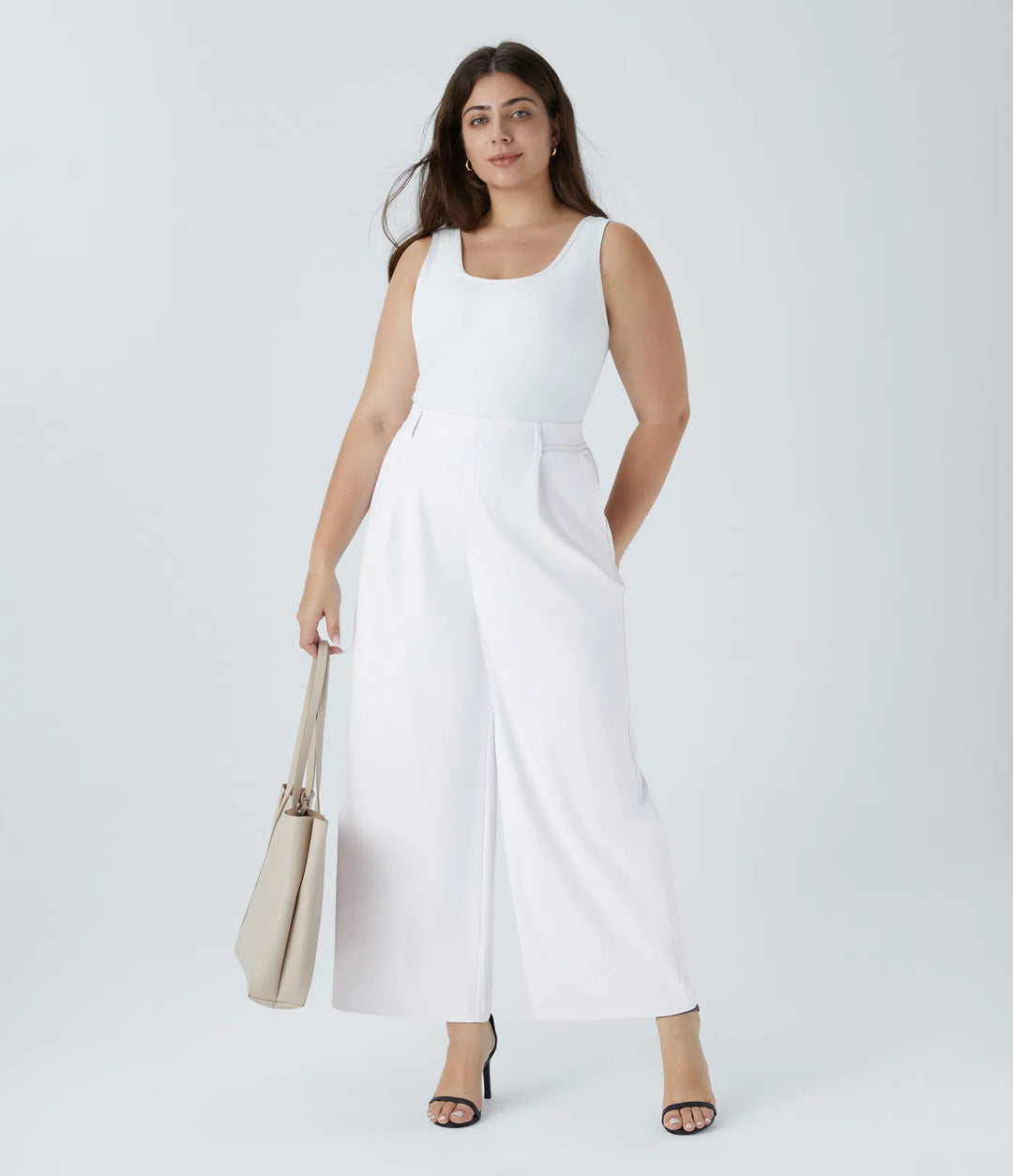 Halara Flex™ DayStretch High Waisted Pocket Straight Leg Work Plus Size Pants