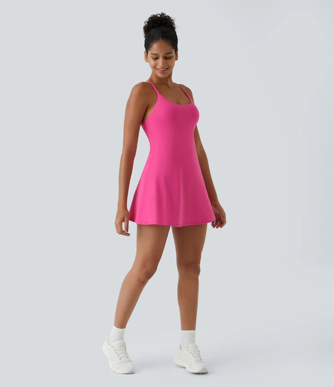 SoftlyZero Plush Backless Active Dress