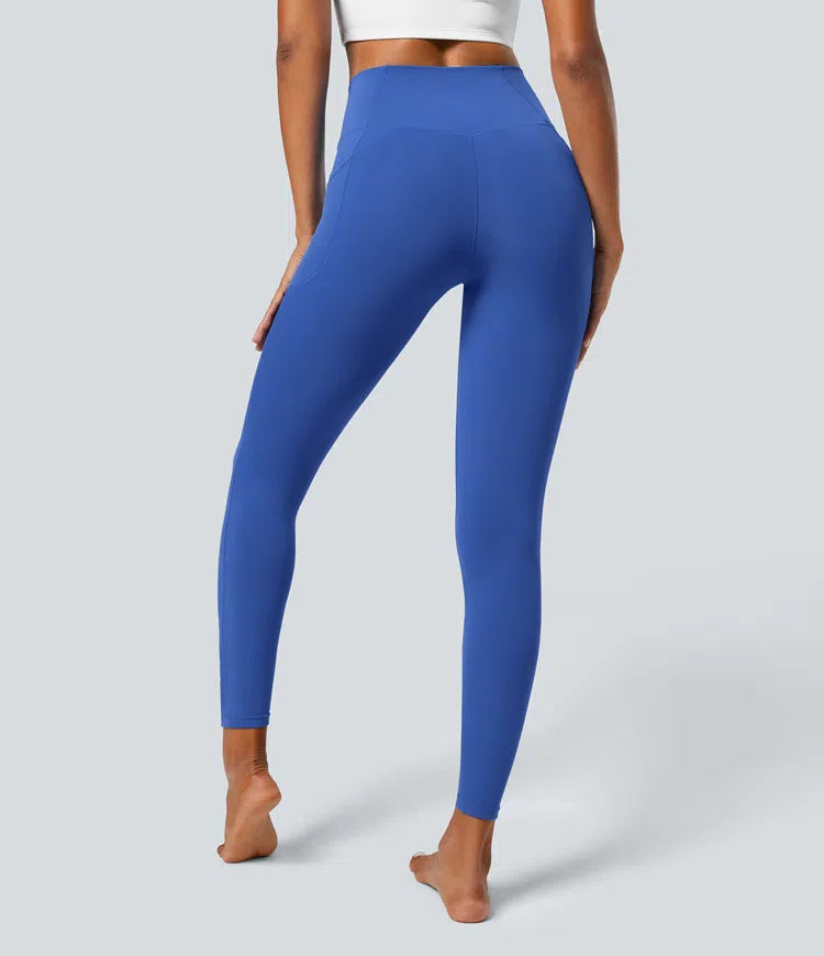 SoftlyZero Crossover Pocket Plain Leggings
