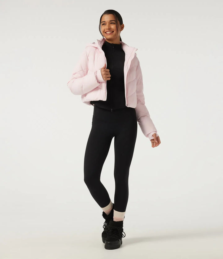 PuffFlex Hooded Long Sleeve Casual Padded Jacket with Pockets
