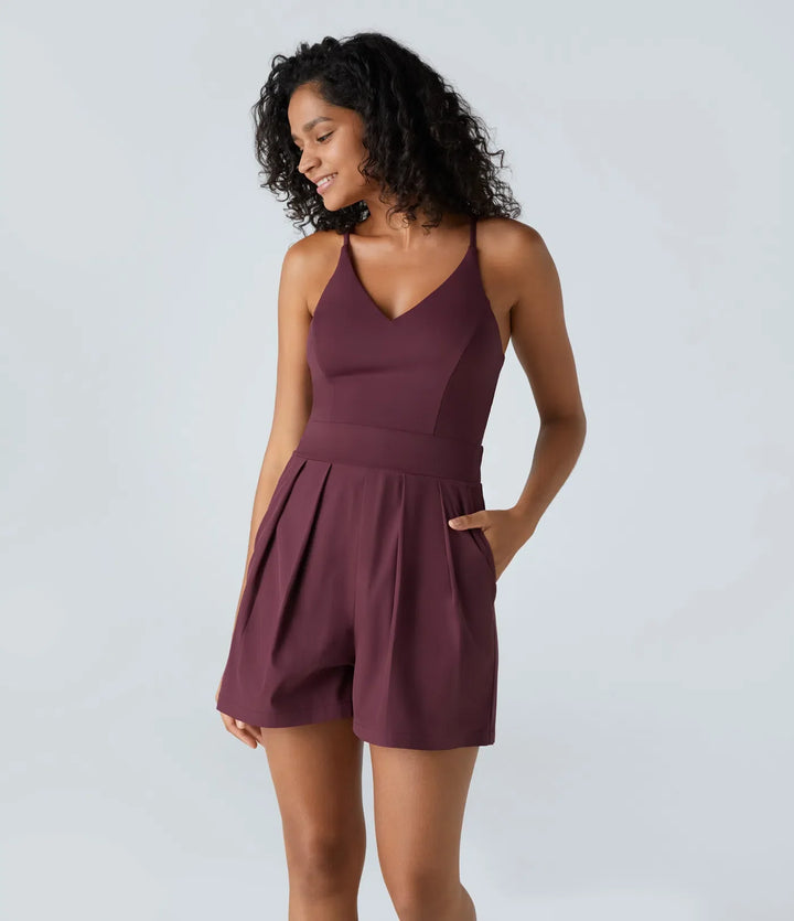 Breezeful Pocket Quick Dry Slip Romper