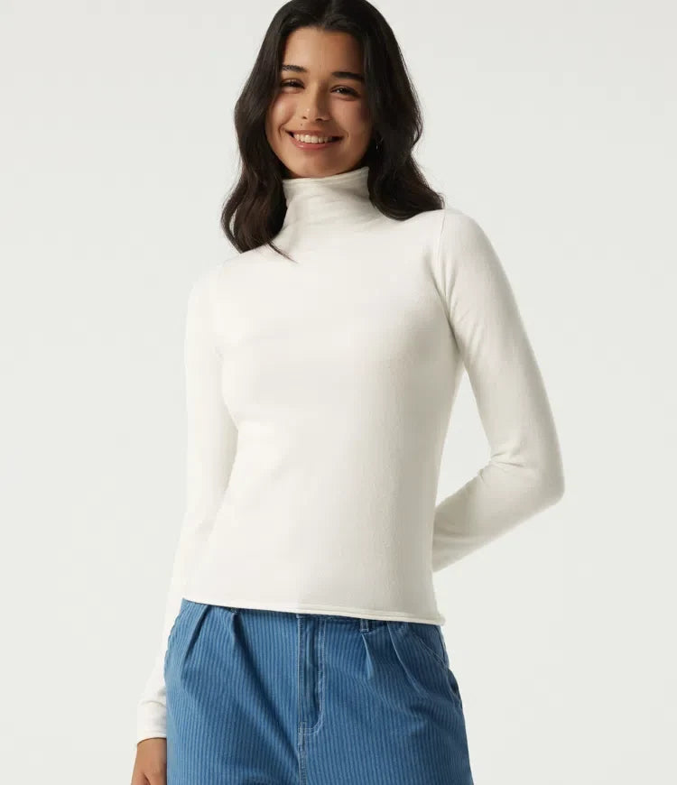High Neck Long Sleeve Work Jumper