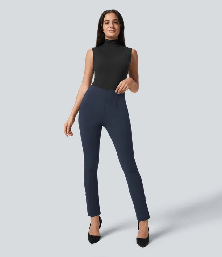 Halara Flex High Waisted Tummy Control Adjustable Hem Work 7/8 Trousers