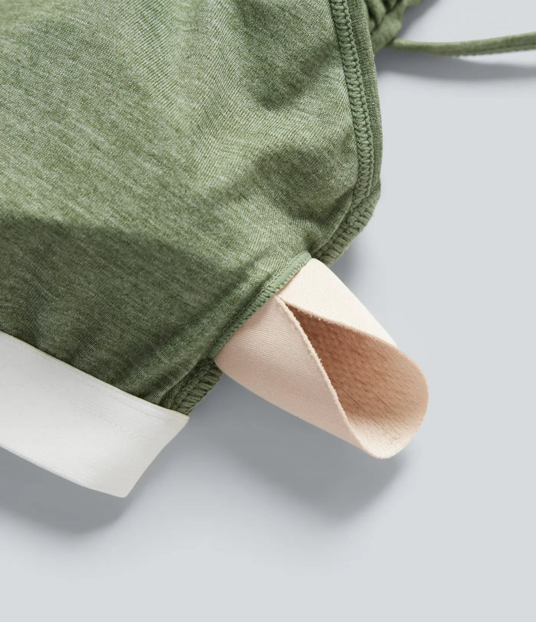 Built-In-Bra Ruched Wide Leg Heathered Casual Maternity Slip Jumpsuit with Pockets-Easy Peezy Edition