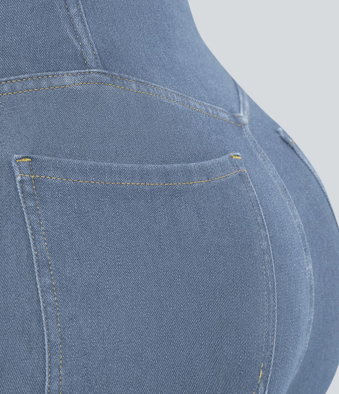 Halara Flex High Waisted Crossover Pocket InstantCool Washed Casual Jeans