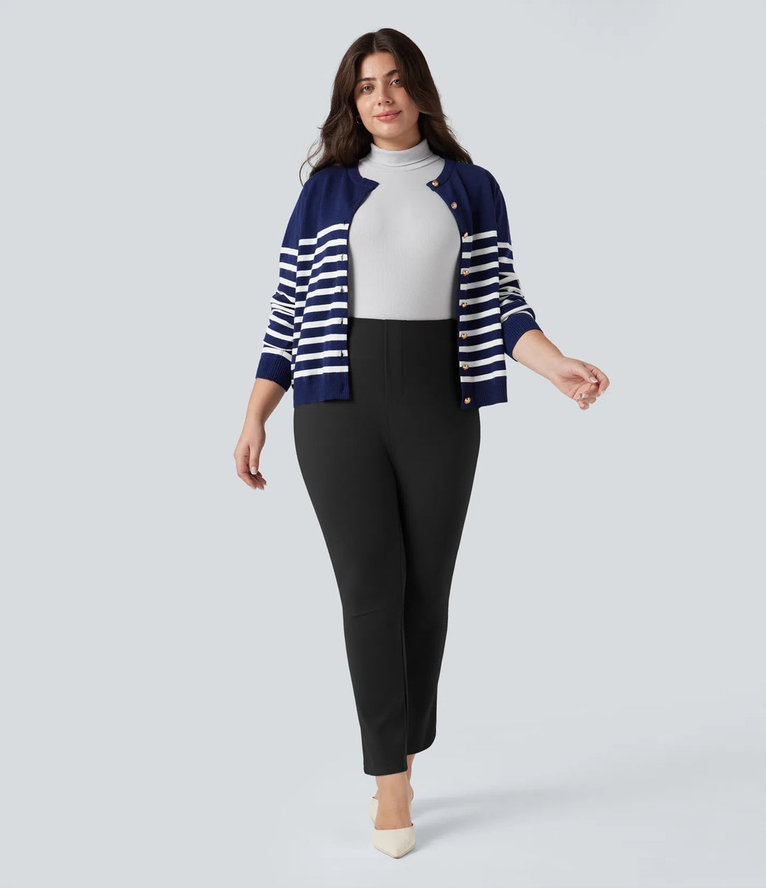 Halara Flex High Waisted Tapered Work Plus Size trousers with Pockets