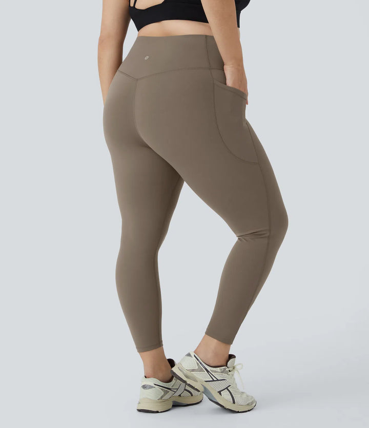 Halara UltraSculpt High Waisted Tummy Control Pocket Shaping Training Plus Size Leggings