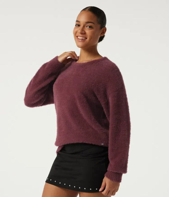 Round Neck Long Sleeve Casual Jumper