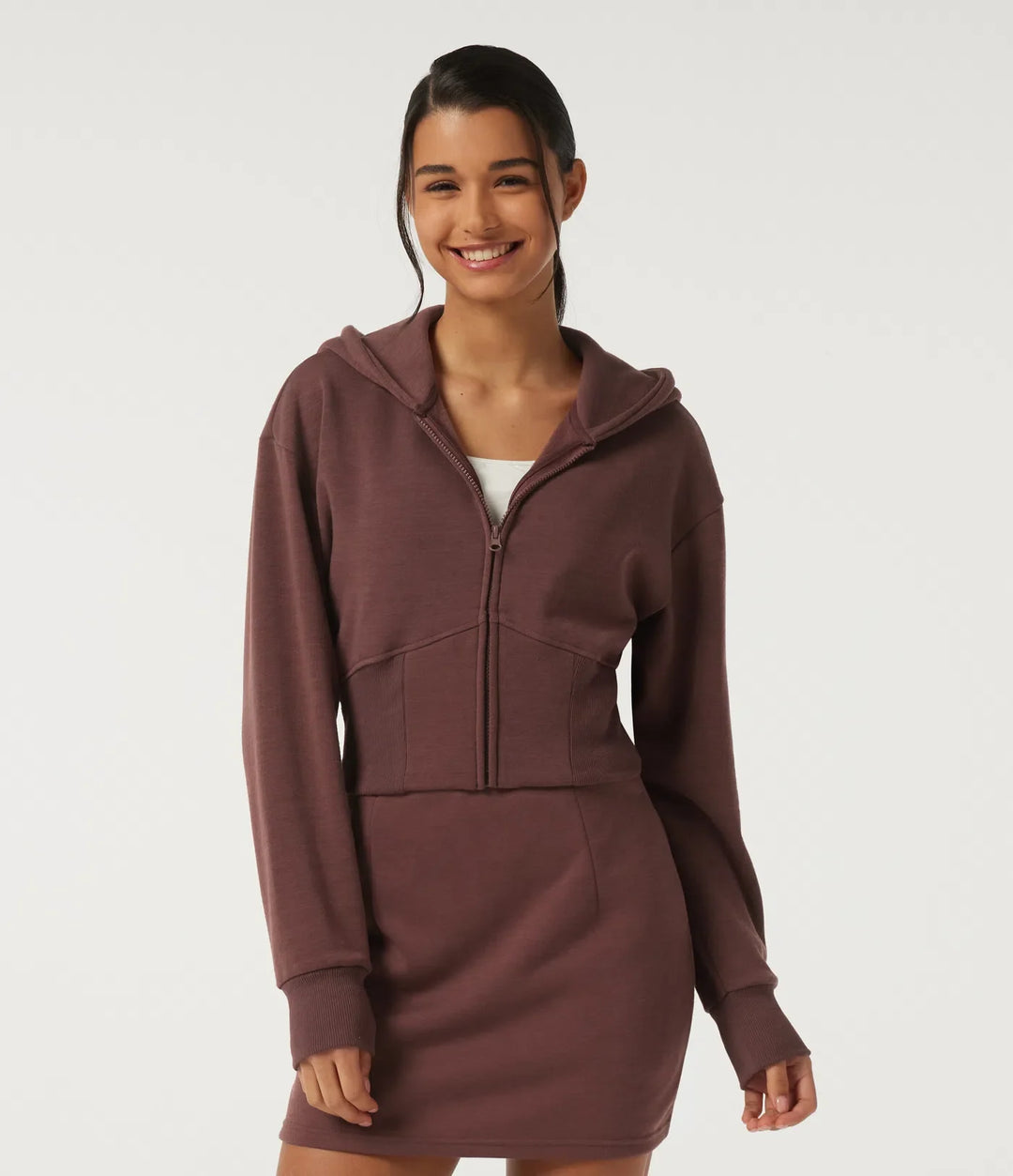 Hooded Long Sleeve Casual Sweatshirt