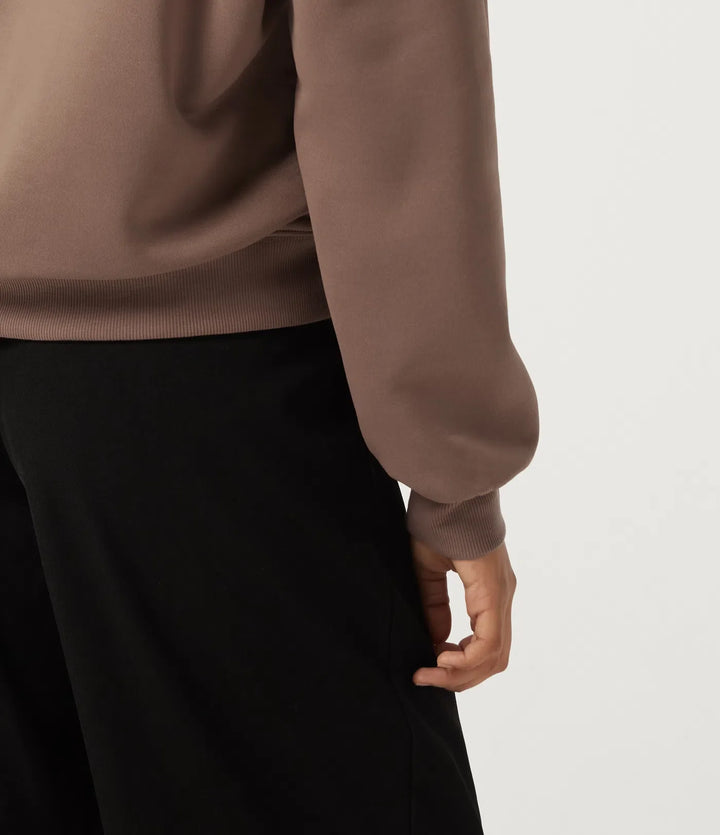 Hooded Long Sleeve Fleece Casual Sweatshirt with Pocket