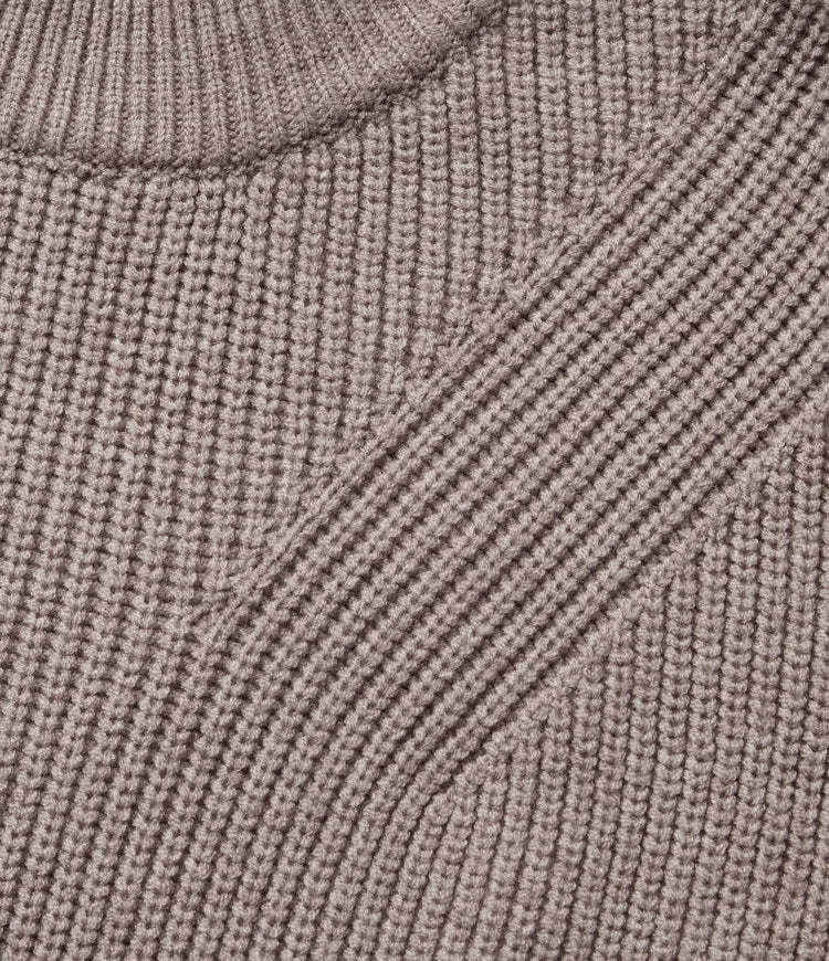 Round Neck Long Sleeve Fringe Work Jumper