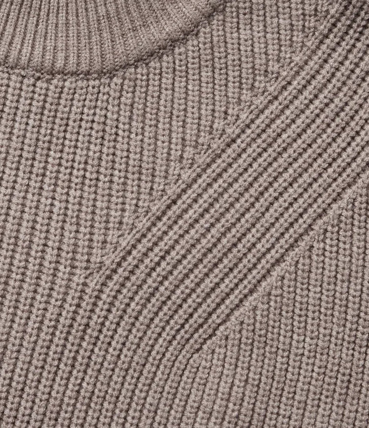 Round Neck Long Sleeve Fringe Work Jumper