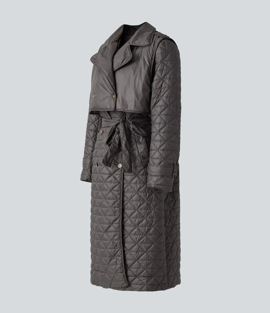 Water Repellent Long Sleeve Quilted Work Padded Jacket with Pockets