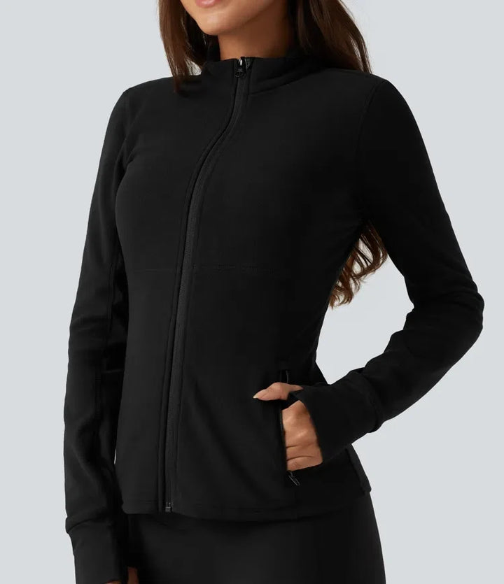 2-Piece Workout Padded Vest &amp; Jacket with Pockets