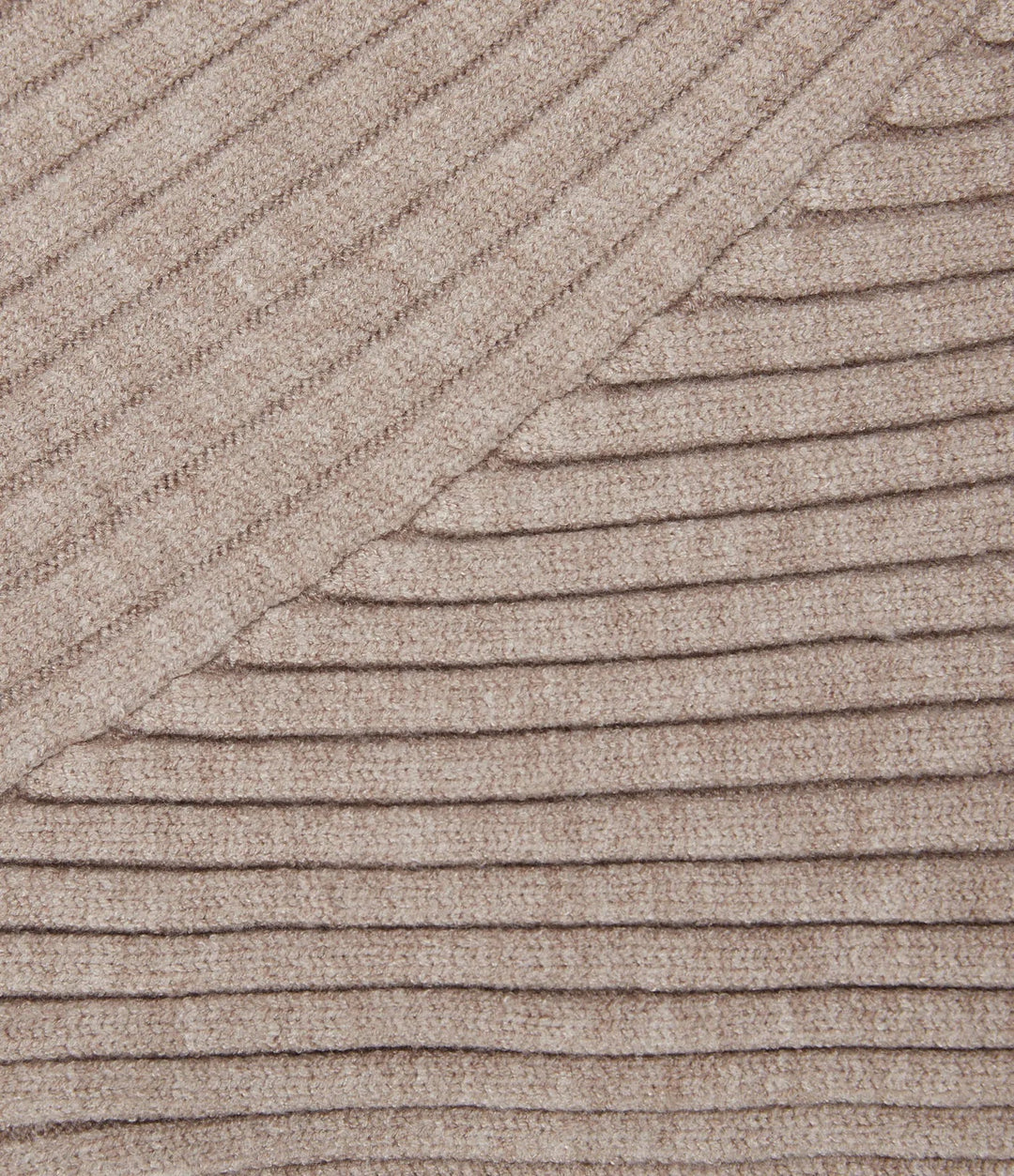 Ribbed Knit One Shoulder Long Sleeve Asymmetric Hem Casual Jumper
