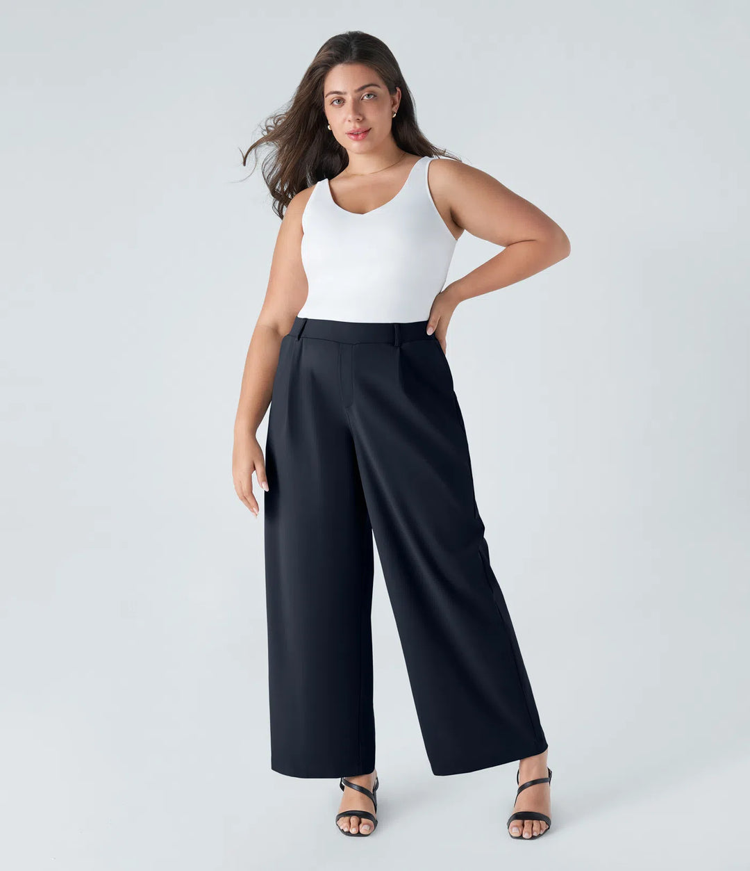 Halara Flex™ DayStretch High Waisted Pocket Straight Leg Work Plus Size Pants