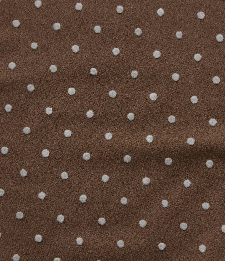 Halara UltraSculpt Flocked High Waisted Tummy Control Straight Leg Polka Dot Yoga Trousers with Pockets