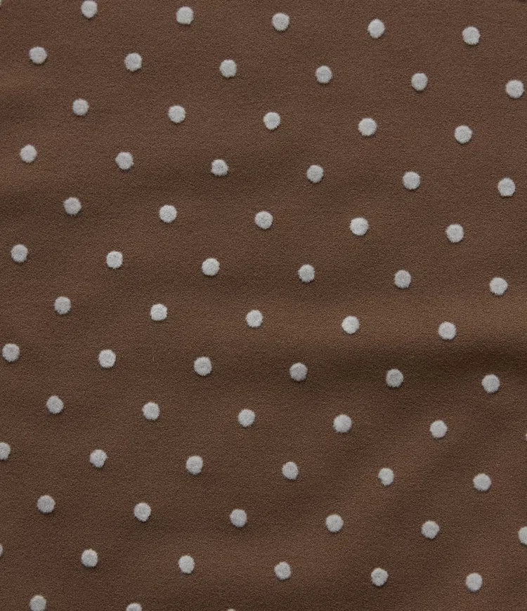 Halara UltraSculpt Flocked High Waisted Tummy Control Straight Leg Polka Dot Yoga Trousers with Pockets
